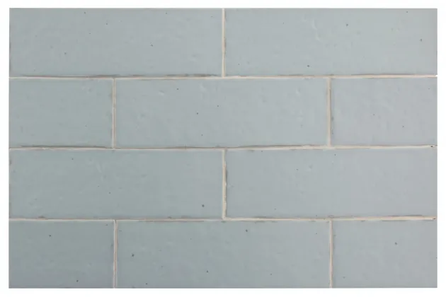 Kalma Powder Blue Matt 6x18,6 - Błękitna płytka gresowa