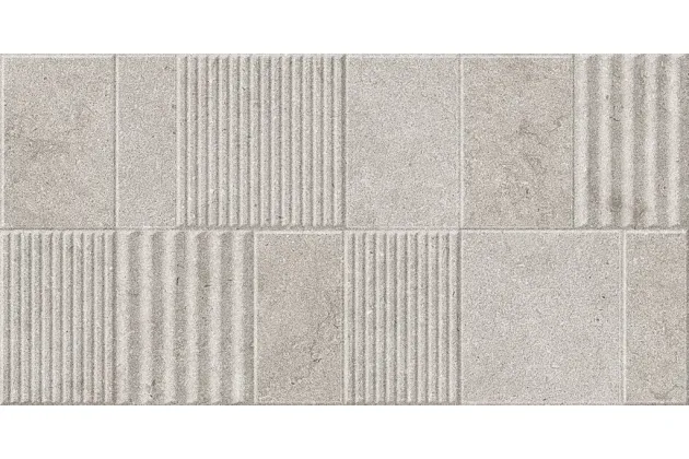 Limestone Grey Deco 32x62,5 - płytka gresowa
