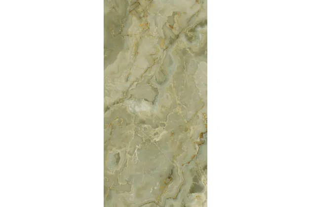 Grande Marble Look Onice Giada Lux Rett. 160x320 MEQ6 - Zielona płytka gresowa