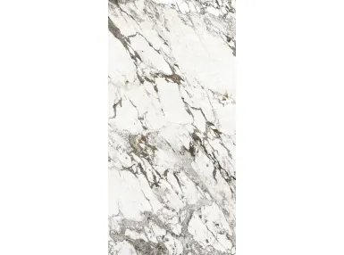 Grande Marble Look Capraia Bookmatch Lux. 160x320 M0ZP - Biała płytka gresowa
