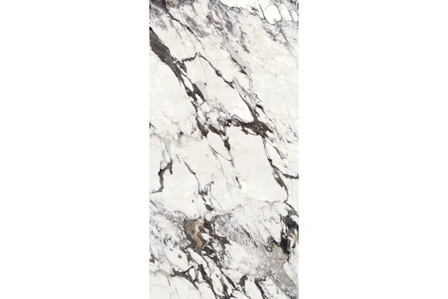 Grande Marble Look Capraia Lux. 120x240 M1JU - Biała płytka gresowa
