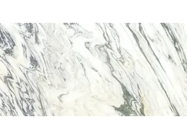 Grande Marble Look Bianco Arni BM Faccia A Lux. 160x320 MAFR - Biała płytka gresowa