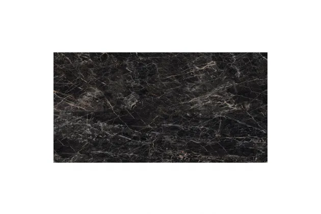 Grande Marble Look Saint Laurent Lux Rett. 120x278 M71L - Czarna płytka gresowa