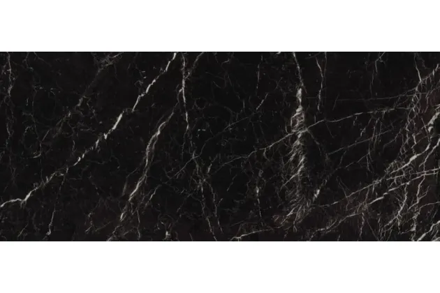 Grande Marble Look Elegant Black Lux Rett. 120x278 M71P - Czarna płytka gresowa
