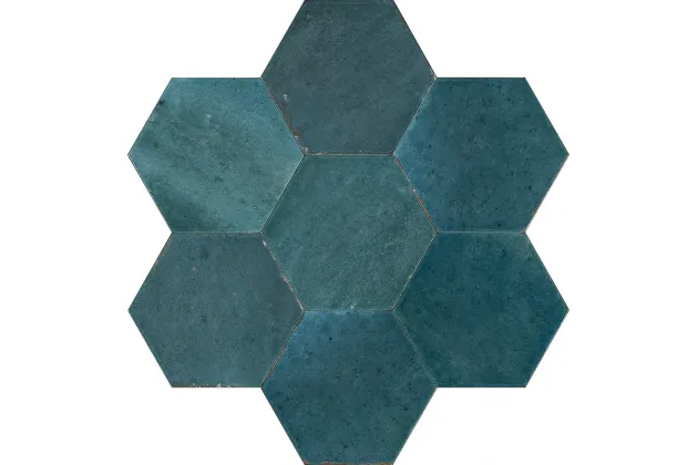 Lume Blue esagona Lux 21x18.2 MFFF - płytka gresowa