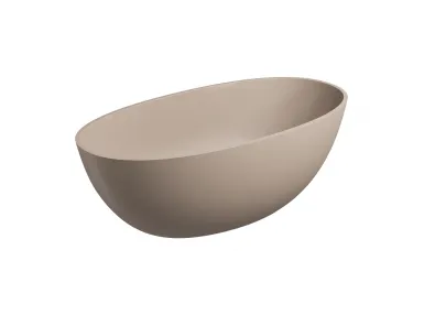 Wanna wolnostojąca Shell M+ dune beige mat 148x75 cm - SHELL148WWDB