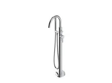 Y bateria wannowa wolnostojąca chrom połysk  - Y1233-SCR