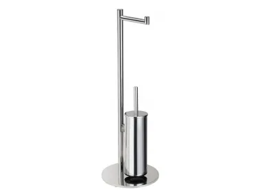 Zestaw szczotka do WC wraz z uchwytem na papier Omega - 104836112