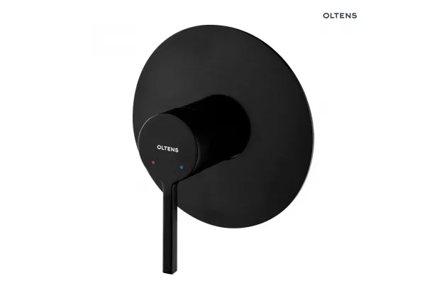 Oltens Rann bateria prysznicowa podtynkowa czarny mat 33107300