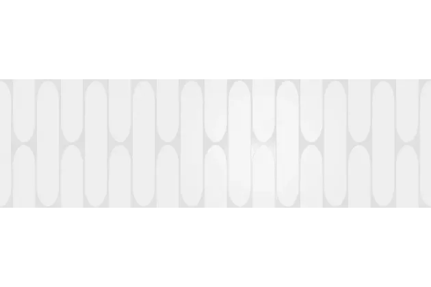 Rado White Ornato 30x100 - płytka ścienna