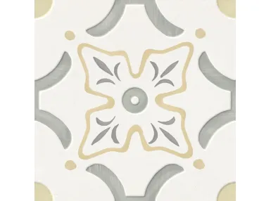 Llevant Yellow Flower 22,3x22,3 - płytka gresowa