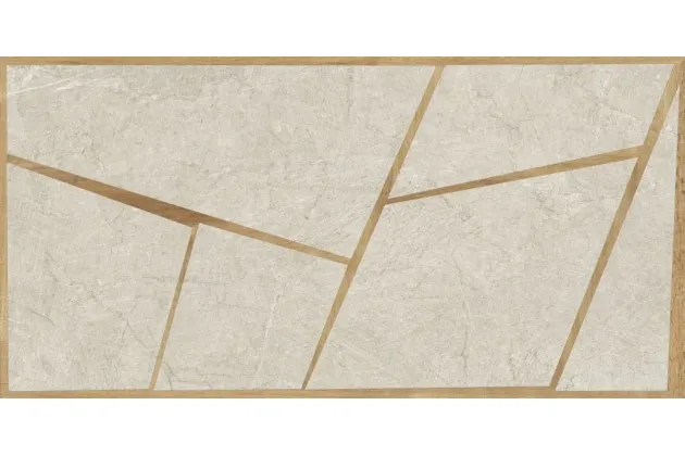 Mindwalk Woody White Rett. 60x120  - płytka gresowa