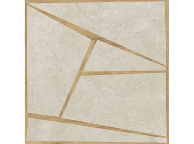 Mindwalk Woody White Rett. 120x120  - płytka gresowa