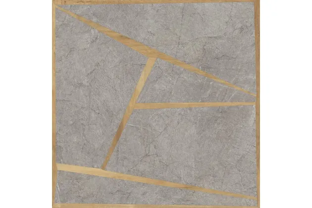 Mindwalk Woody Grey Rett. 120x120 - płytka gresowa