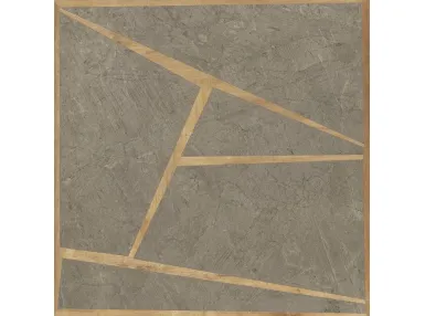 Mindwalk Woody Taupe Rett. 120x120 - płytka gresowa