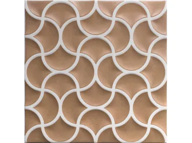 Bari Lattice Terra 33x33 - Płytka gresowa