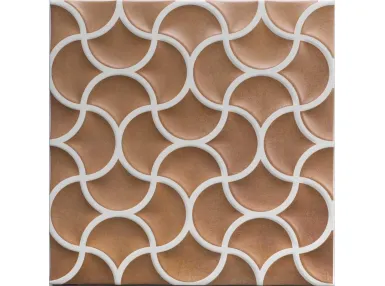 Bari Lattice Cotto 33x33 - Płytka gresowa