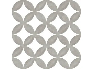 District Circles Grey Porc. 20x20 - płytka gresowa