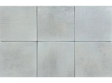 Beret Silver Matt Decor 12x12 - płytka gresowa