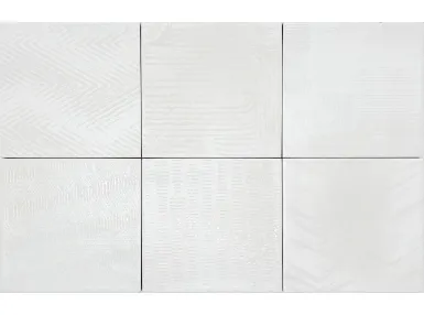 Beret White Matt Decor 12x12 - płytka gresowa