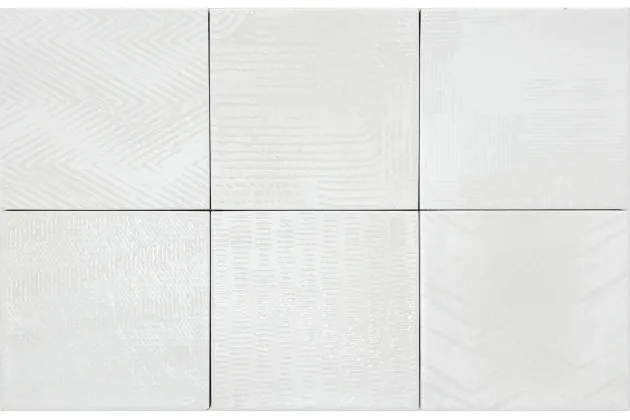 Beret White Matt Decor 12x12 - płytka gresowa