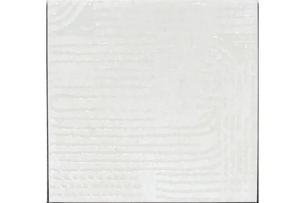 Beret White Matt Decor 12x12 - płytka gresowa