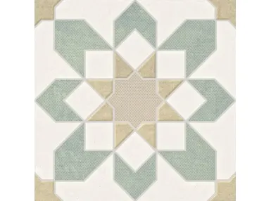 Doha Green Flower 22,3x22,3 - płytka gresowa