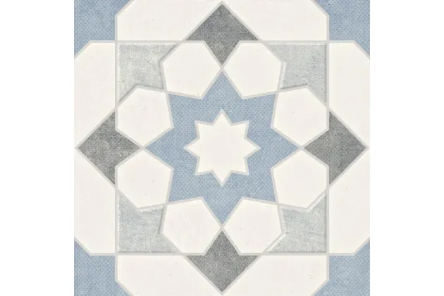 Doha Blue Star 22,3x22,3 - płytka gresowa
