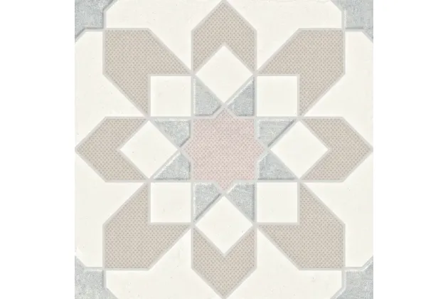 Doha Taupe Flower 22,3x22,3 - płytka gresowa