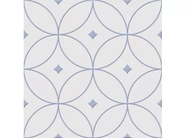 Alhambra Azul 25x25 - Płytka gresowa wzorzysta