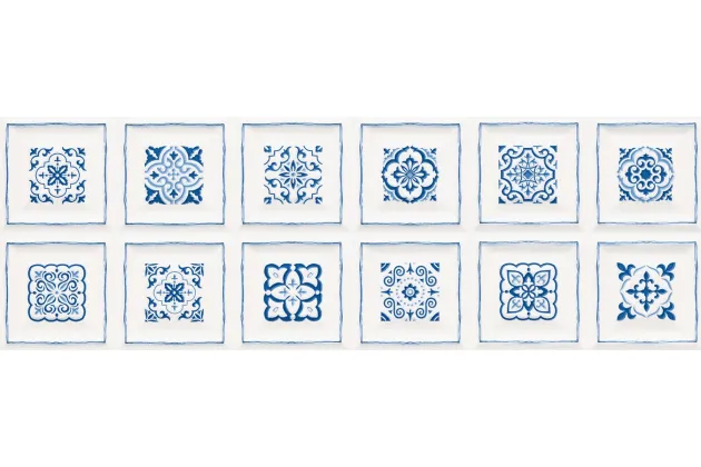 Navi Blue 3D 30x90 - płytka ścienna