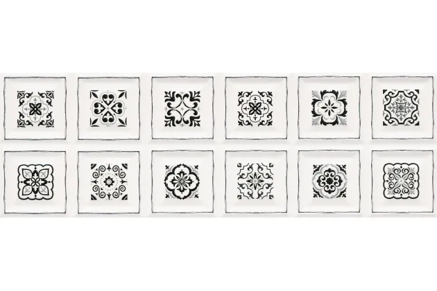 Navi Black 3D 30x90 - płytka ścienna