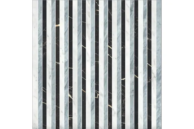 Majestic Oblesse Bianco/Blu/Nero Rekt. 60x120 - płytka gresowa