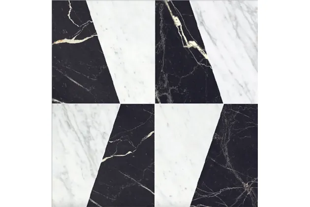 Majestic Visual Bianco/Nero Rekt. 60x120 - płytka gresowa