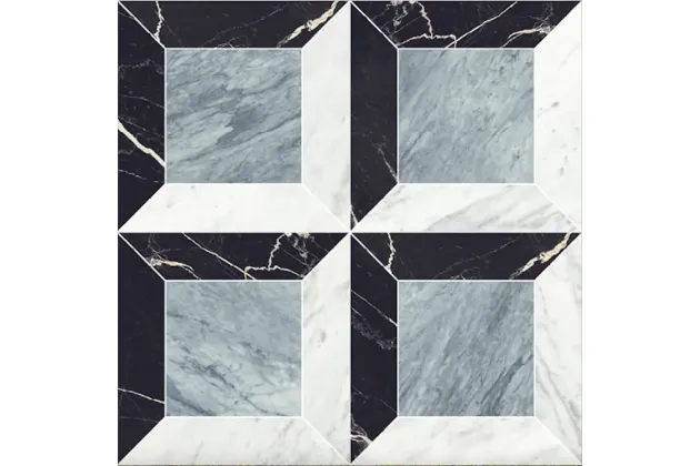 Majestic Prestige Bianco/Blu/Nero Rekt. 60x120 - płytka gresowa