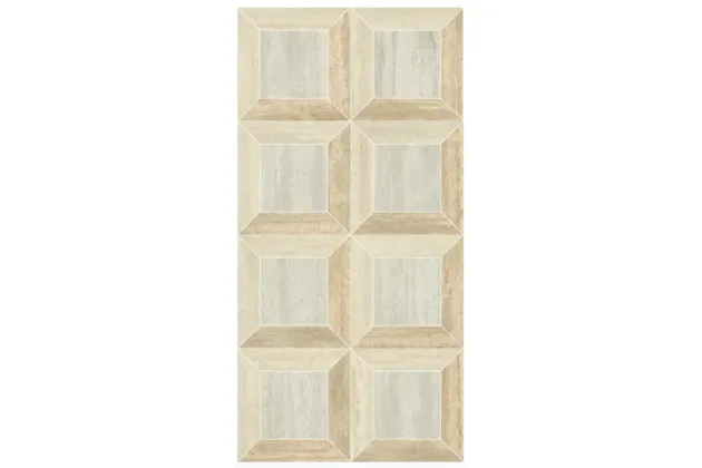 Il Travertino Window White/Ivory/Almond Rekt. 60x120 - płytka gresowa