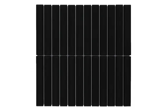 Kitkat Black Matt 29,7x29,3 - mozaika ścienna