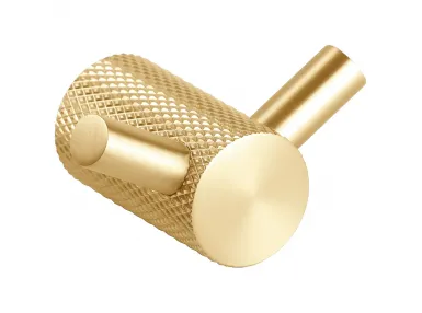 Haczyk podw&oacute;jny na ubranie Auria, złoty mat - 171106030