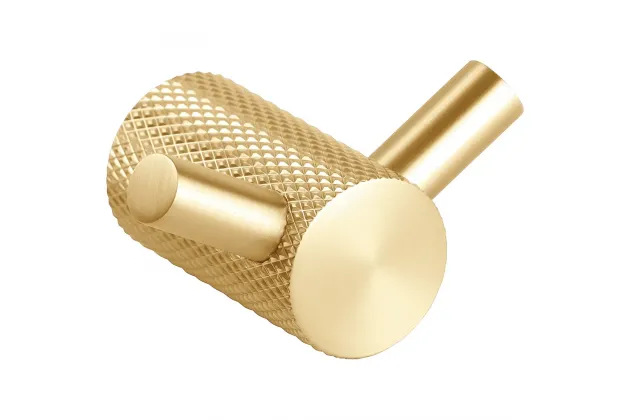 Haczyk podw&oacute;jny na ubranie Auria, złoty mat - 171106030