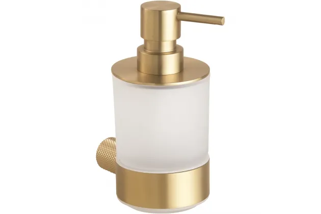 Dozownik na mydło w płynie 200ml Auria szklana, złoty mat - 171109010