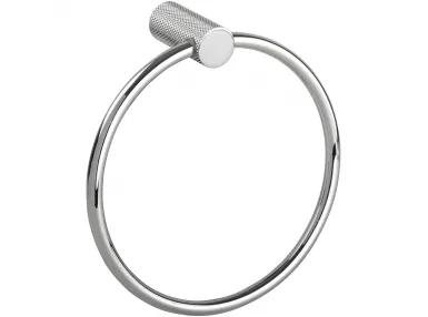 Uchwyt na ręcznik Brilia okrągły, srebrny poler - 177204060