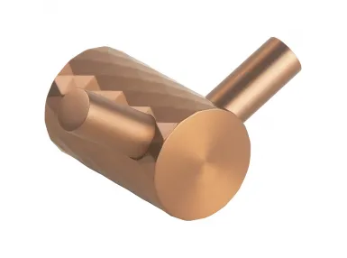 Haczyk podw&oacute;jny na ubranie Copra, złota miedź mat - 176106030