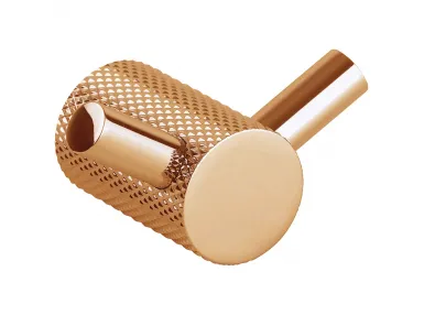 Glacera Haczyk podw&oacute;jny na ubranie, złota miedź polerowana - 175106030