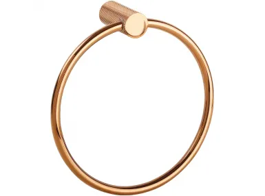 Glacera Uchwyt na ręcznik okrągły, złota miedź polerowana - 175204060
