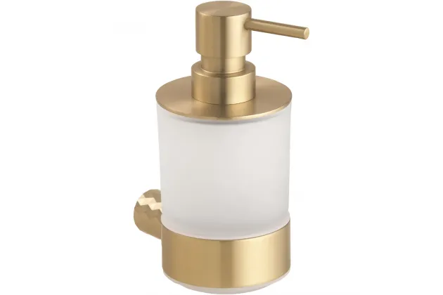 Zyra Dozownik na mydło w płynie 200ml Auria szklana, złoty mat - 174109010