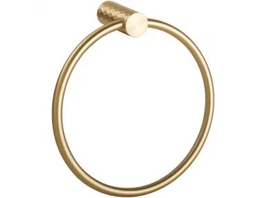 Zyra Uchwyt na ręcznik okrągły, złoty mat - 174204060