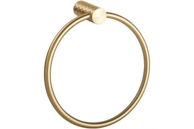 Zyra Uchwyt na ręcznik okrągły, złoty mat - 174204060