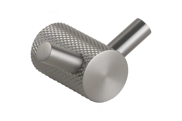 Haczyk podw&oacute;jny na ubranie Grino, grafitowy mat - 173106030