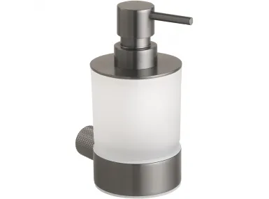 Dozownik na mydło w płynie 200ml Grino szklana, grafitowy mat - 173109010