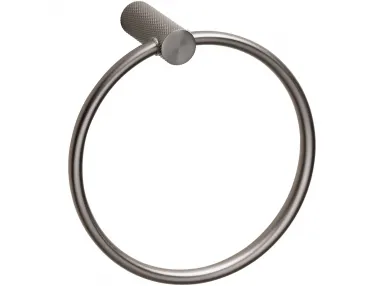 Uchwyt na ręcznik Grino okrągły, grafitowy mat - 173204060